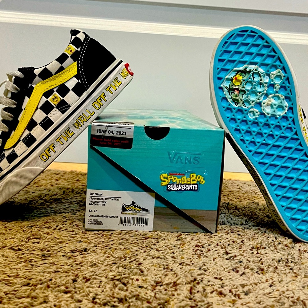 Boys old school SpongeBob Vans